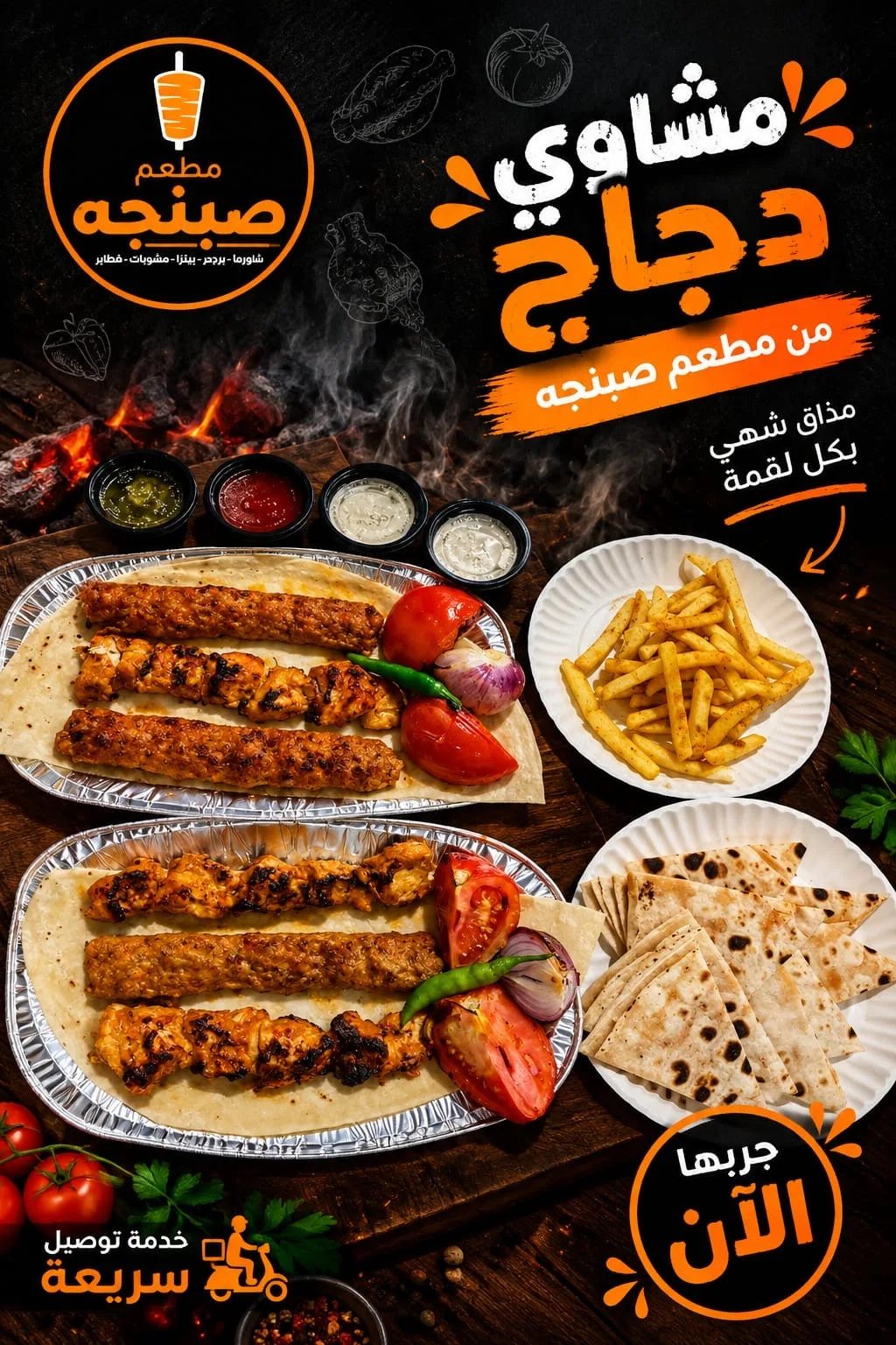 نفر مشاوي مشكل دجاج