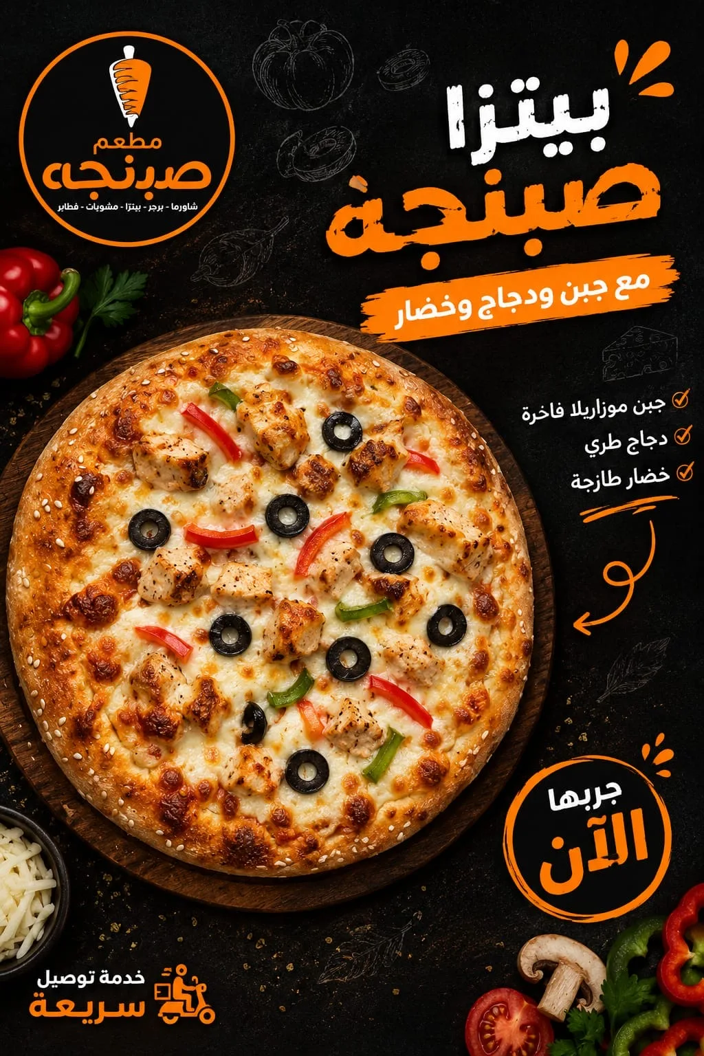 بيتزا صبيحة مكس