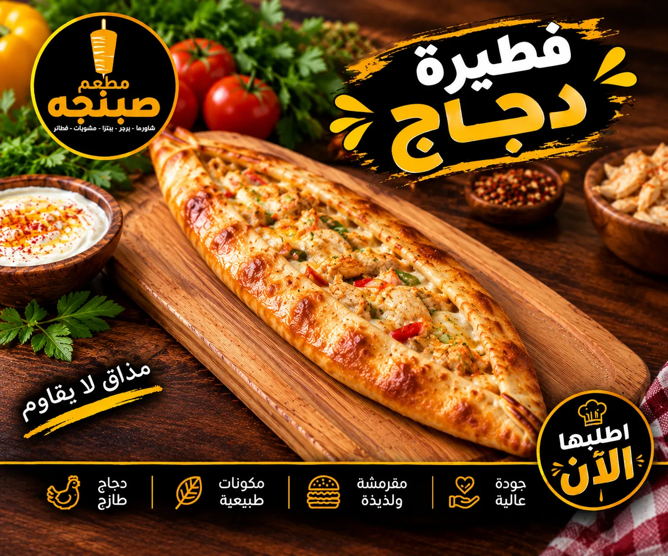 فطيرة دجاج